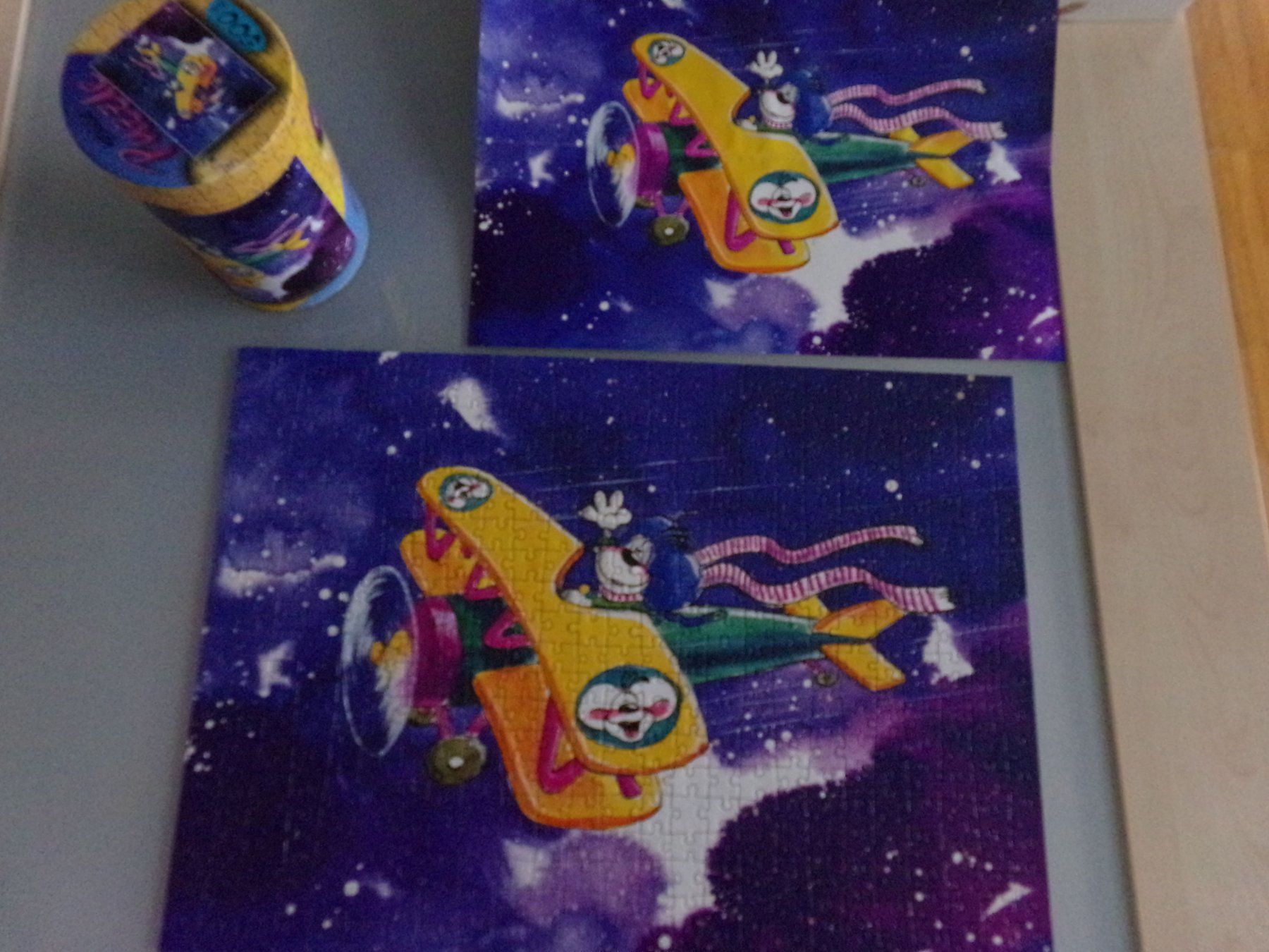 Puzzle: Diddl Puzzle  Diddl am fliegen   500 Teile – Usato da Winterthur venduto da Jessi_di
