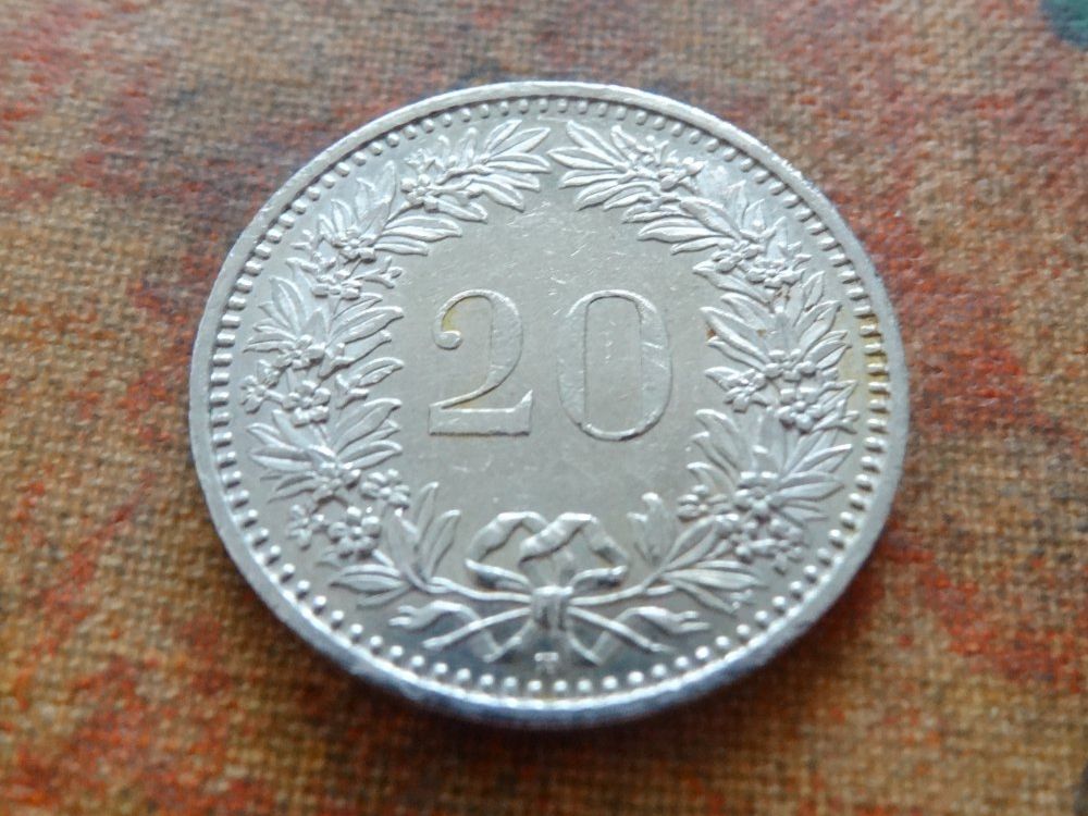 Alle Münzen: 20 Rp. 2005 – Gebraucht aus Romanel-sur-Lausanne von Swift13 1