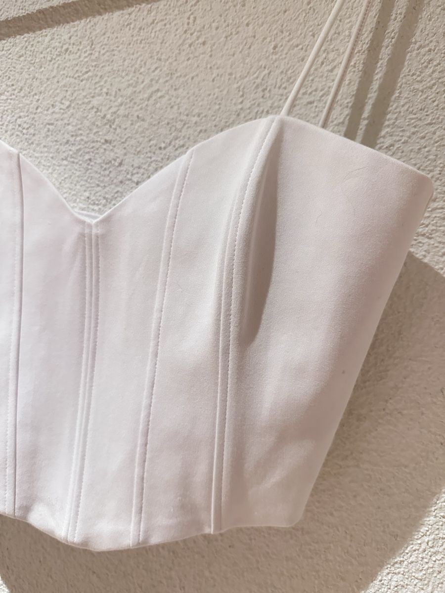 Tops: Weisses Corset Top Gr. S – Neuf (Voir description) à Affoltern am Albis par nadia.herz 2