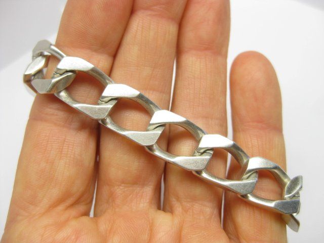 Retro Drachen Armband Metall - Gothic Gliederkette Mit Karabinerverschluss 19-22cm