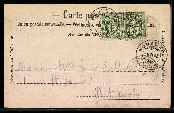 Cartoline postali: Saint-Gingolph /Lac Léman, Ortsansicht  – Usato da Berlin venduto da bartko-reher 1