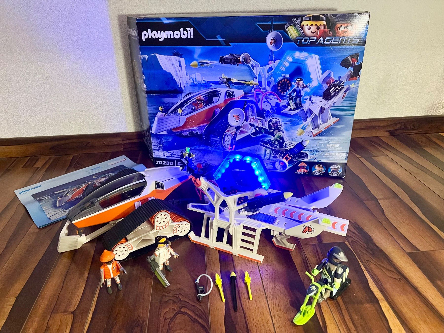 Playmobil Top Agents Spy Team Kommandoslæde 70230 - Multi Billigste