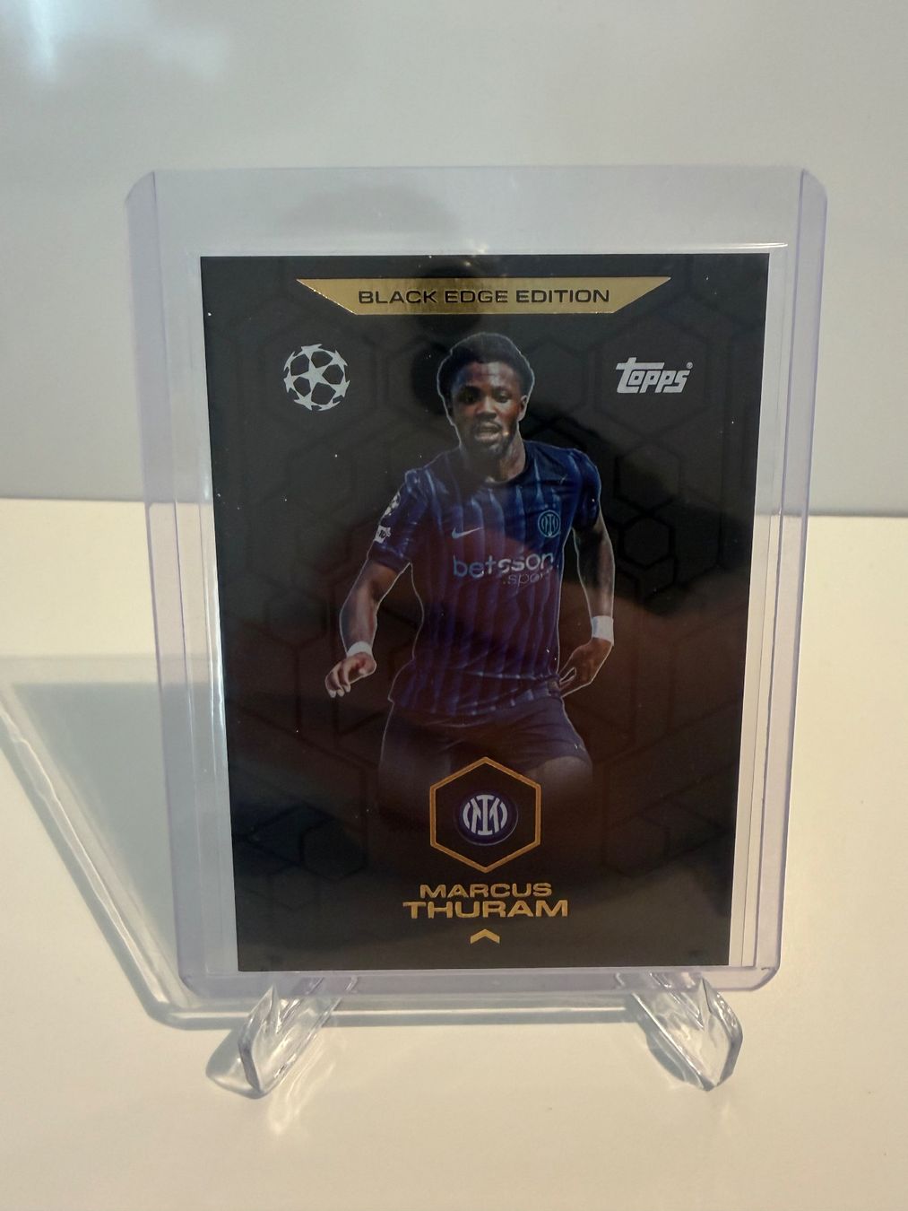 Topps Carte collezionabili: Marcus Thuram - Topps Black Edge, rare! Inter Milan – Usato da Le Lieu venduto da mlm_wt5v