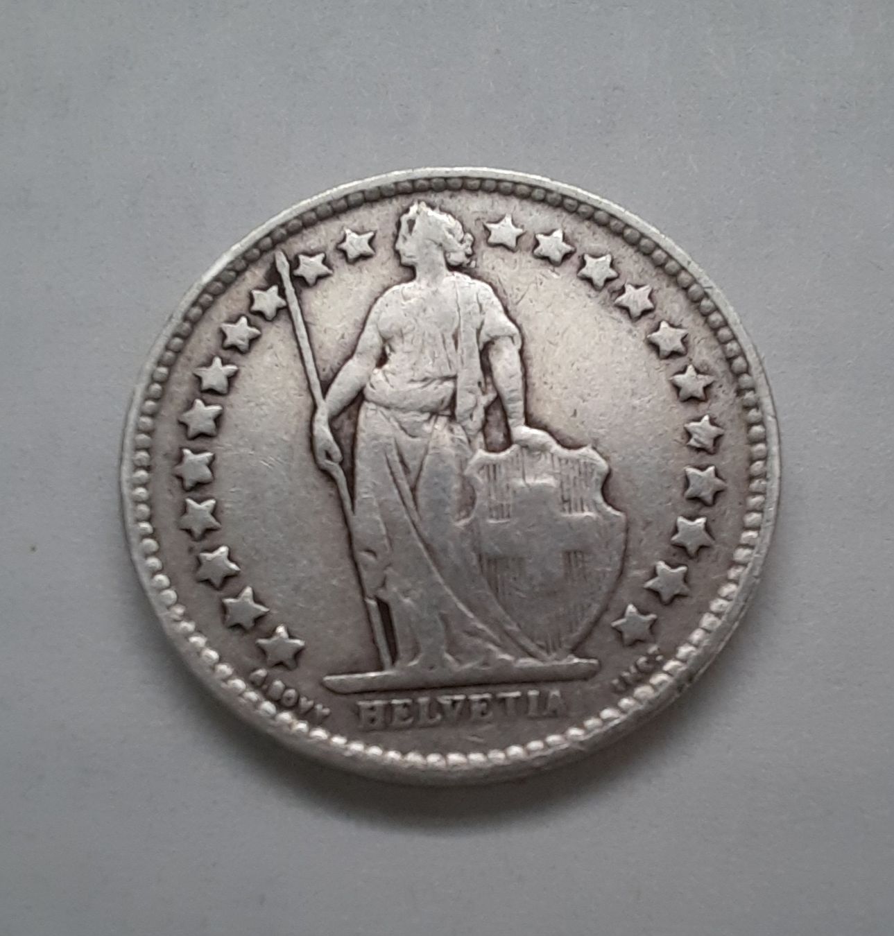 Toutes les monnaies: 1/2 Franken Silber 1916 – D'occasion à Bremgarten AG par cec_5nzz 1