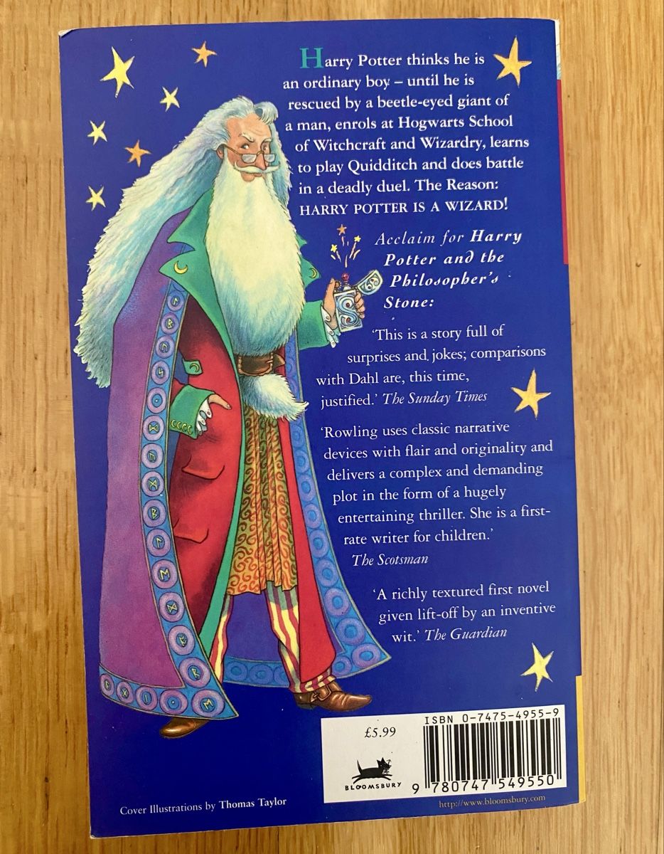 Libri: Harry Potter and the Philosopher's Stone, J.K. Rowling – Usato da Lausanne venduto da Vracorama 1
