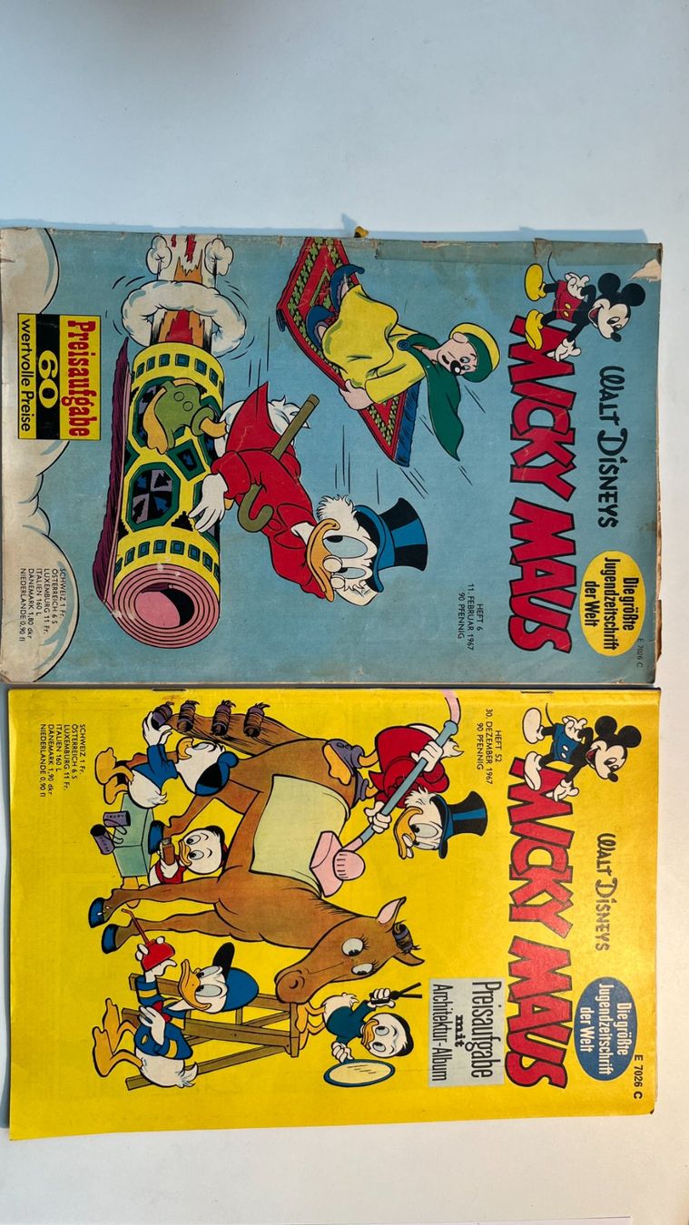 Comics: Micky Maus Hefte. Konvolut, 1967, 38 StÜck – Gebraucht aus Bern von daskannweg 4