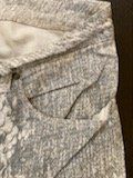 Hosen: weiss-silberne hose mit schlangendruck gr.48 – Gebraucht aus Schwarzenberg LU von kindler007 2