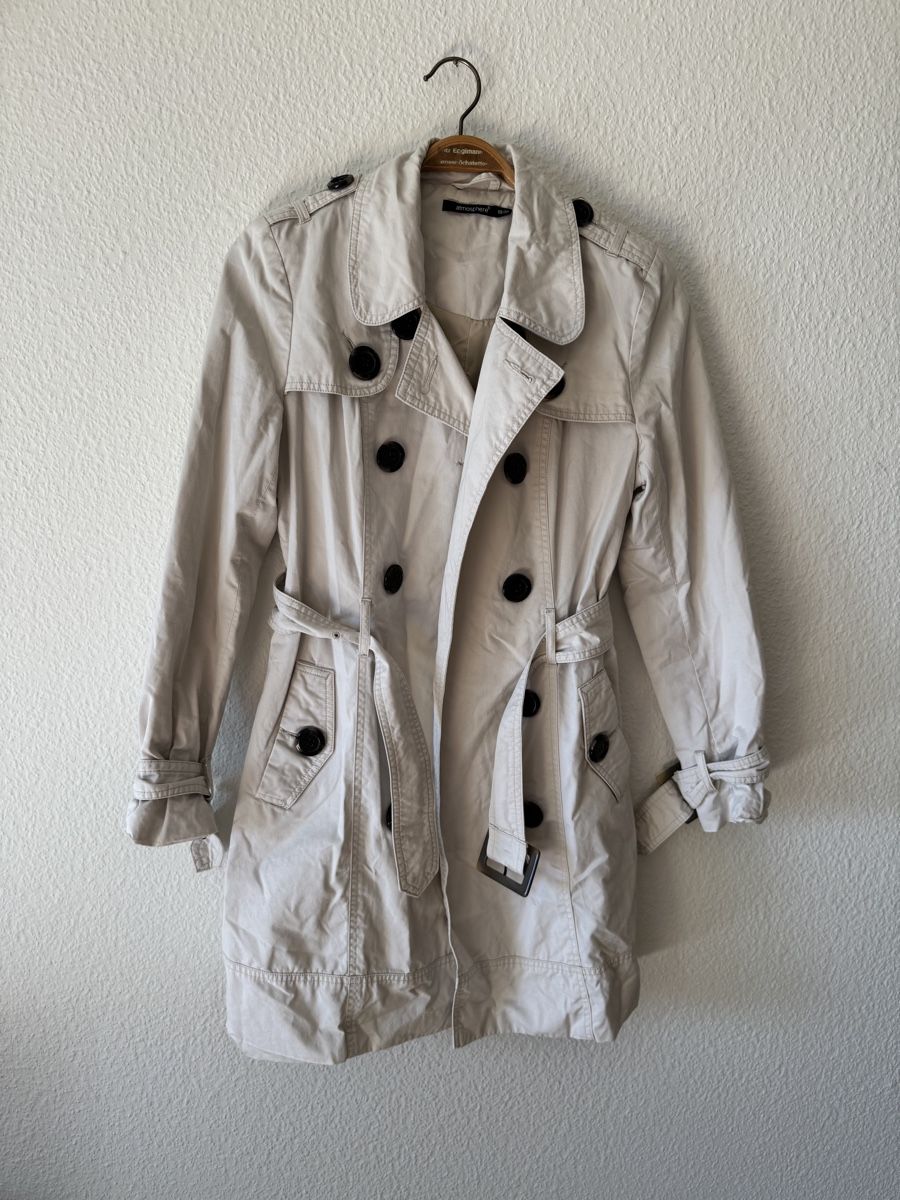 Cappotti: Klassischer Trenchcoat, beige, Grösse 38 – Usato da Wetzikon ZH venduto da nas_k7bb