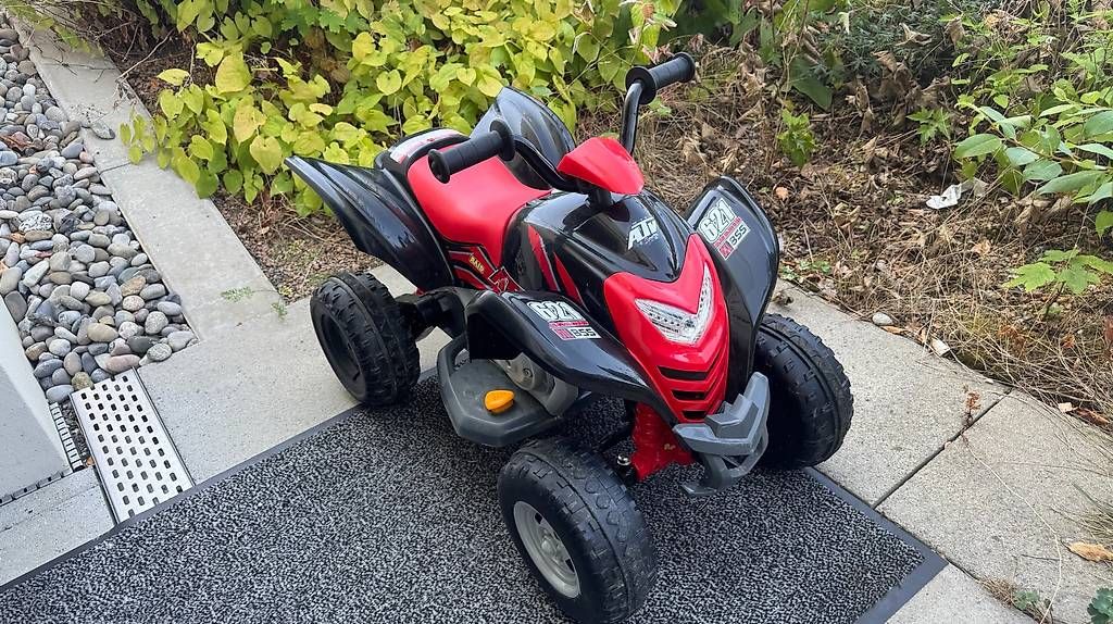 Veicoli per bambini: Elektro-Kinderquad rot/schwarz ATV  Ride-on – Usato da Stein AG venduto da Marcster99 1