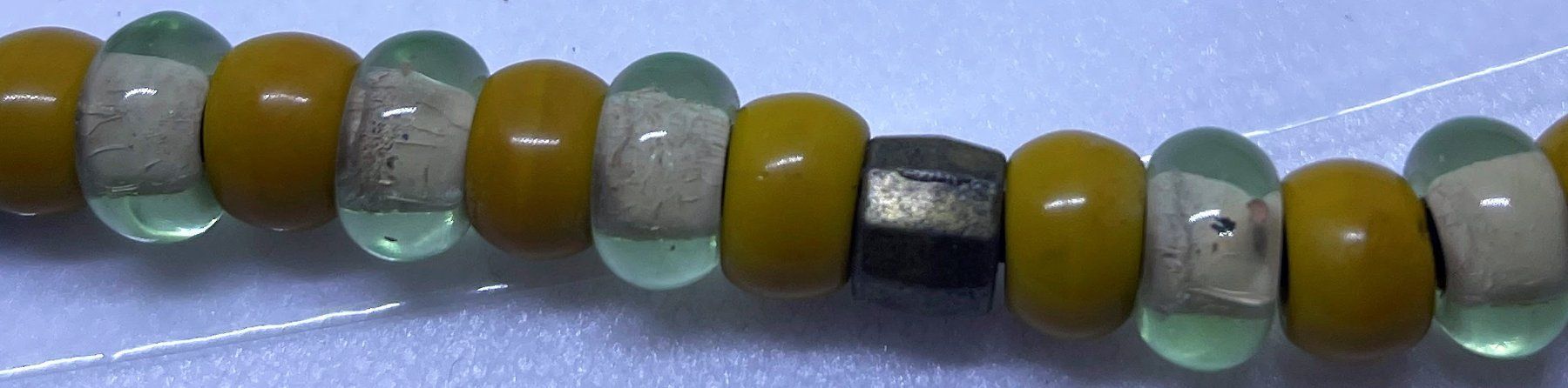 Catenine: Halskette Angela Glas Messing L 56 cm. – Nuovo (secondo la descrizione) da Lutzenberg venduto da Pinschi01 3