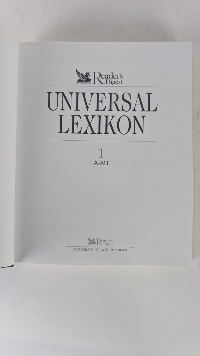 Libri: Reader's Digest Universal-Lexikon komplett, 18 Bände – Usato da Zürich venduto da 1.Simon 3