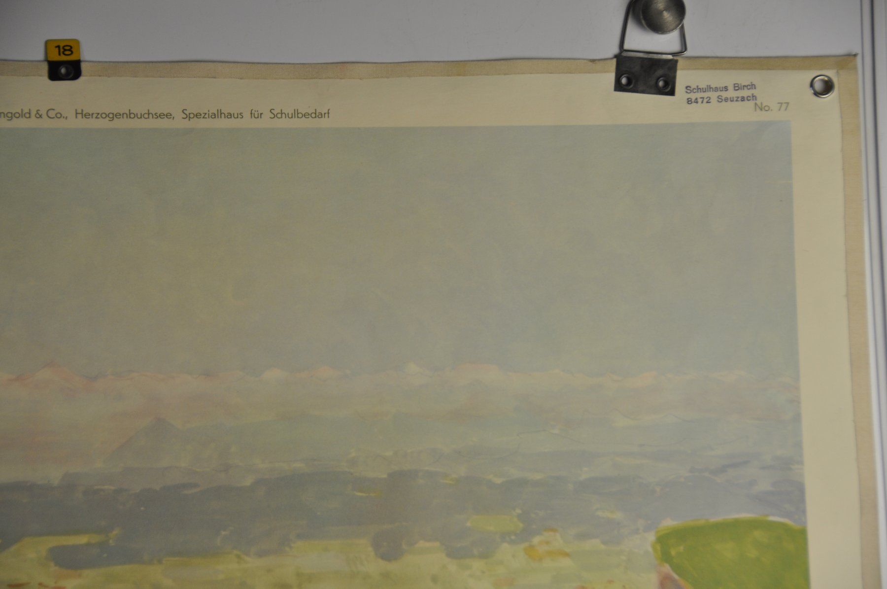 Foto & Immagini: Schulwandbild "Blick über das bernische Mittelland" @marx – Usato da Härkingen venduto da sammelbecken 2