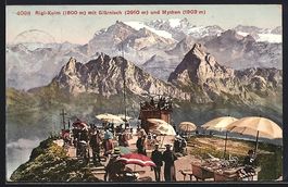Rigi-Kulm, Aussichtsplattform mit Glärn