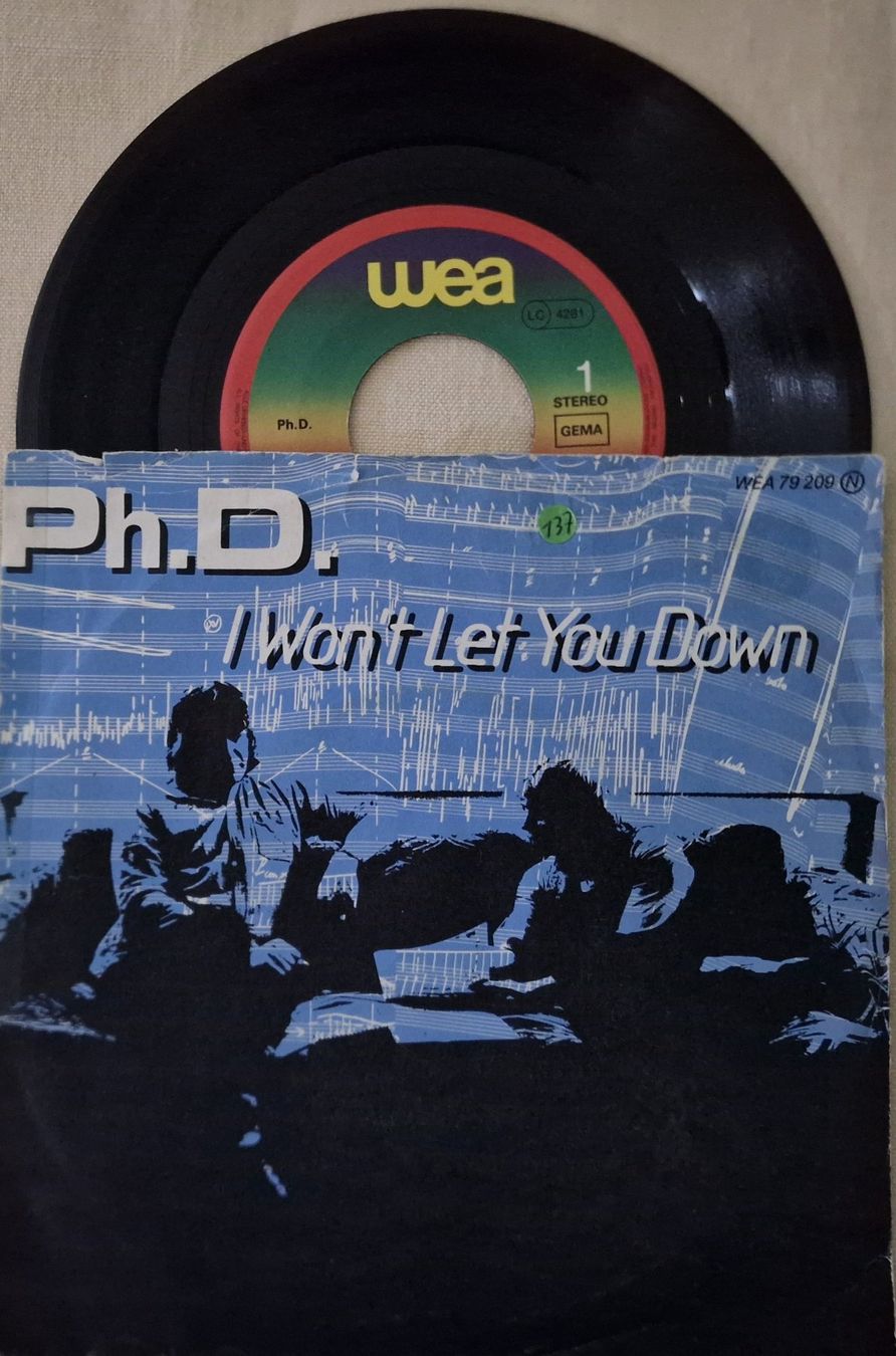 Dischi in vinile: Ph.D. Single – I Won't Let You Down – Usato da Root venduto da atelier22