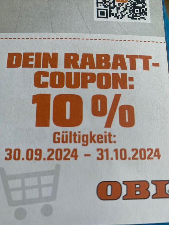 Gutschein Obi 10 Kaufen auf Ricardo