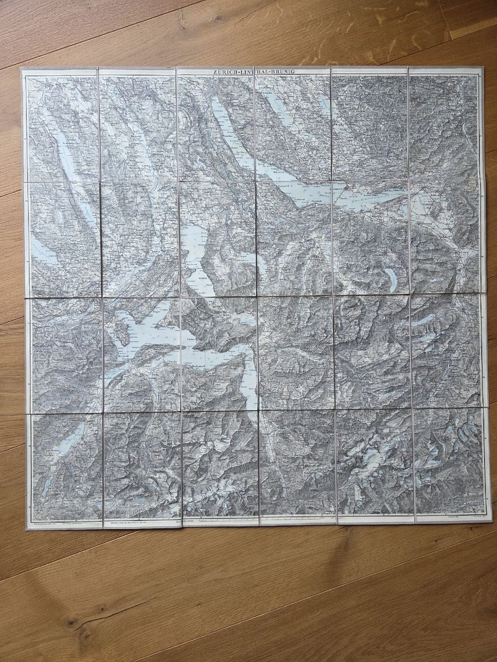 Cartine & Atlanti: Zürich - Linthal - Brünig – Usato da Rickenbach Sulz venduto da Kodachrom 2