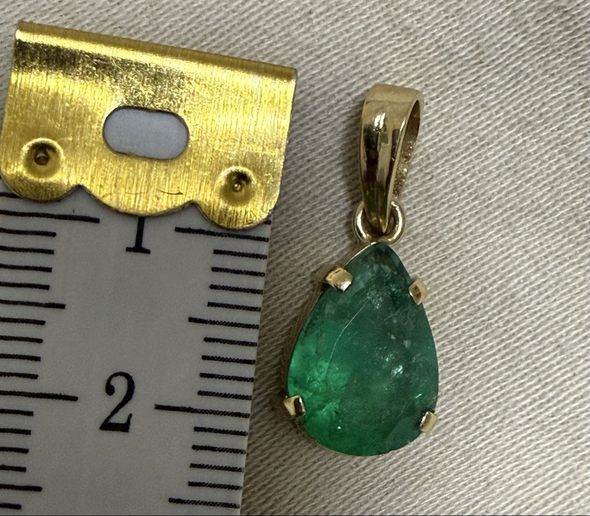 Ciondoli: Smaragd Anhänger 18k – Usato da Oberhof venduto da RealStone 1