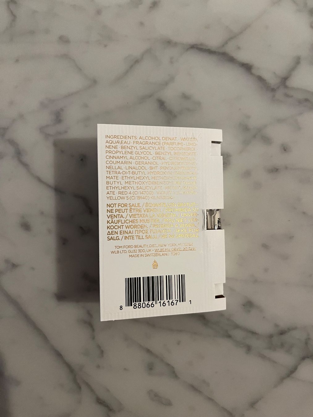 Tom Ford Parfums & Eau de Toilette: Tom Ford Eau De Soleil Blanc New Version Official Sample 1.5 – Neuf avec emballage d'origine à Wetzikon ZH par MW.S 2