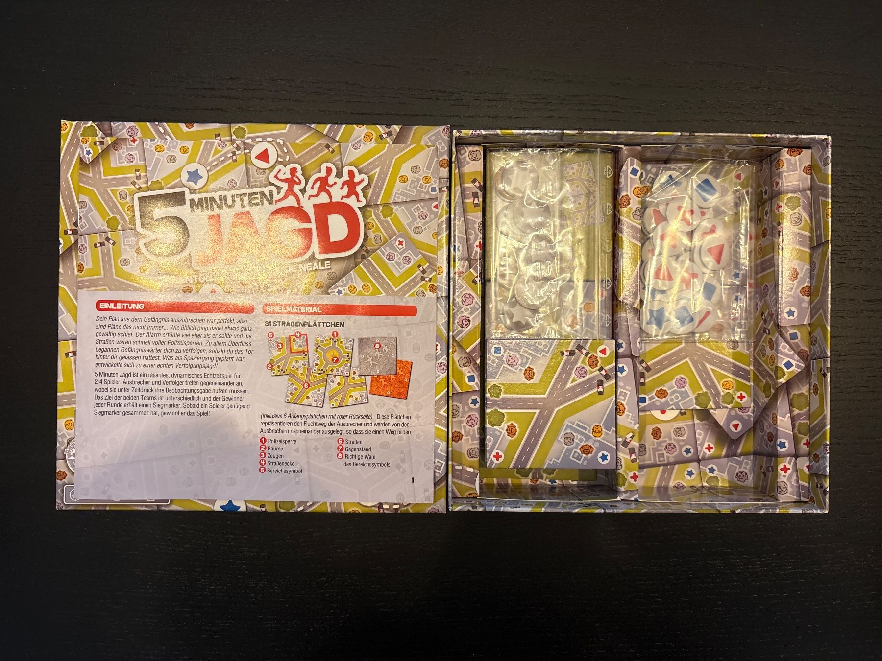 Giochi: Brettspiel 5 Minuten Jagd – Nuovo (secondo la descrizione) da Oberwil BL venduto da Ragnar89 1