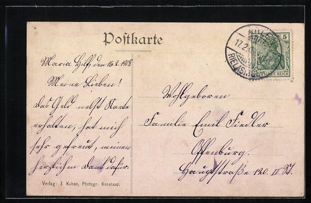 Ansichtskarten: Wiesholz b. Ramsen, Haushaltungsschule M – Gebraucht aus Berlin von bartko-reher 1