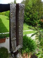 Seiden-Foulard mit Leopardenmuster