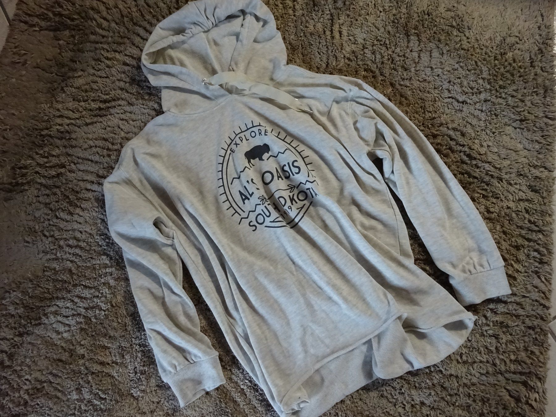 Pulls & Sweat-shirts: Lässiger Text-Longpullover Explore/MV Sport – Neuf (Voir description) à Rothrist par Mistery1