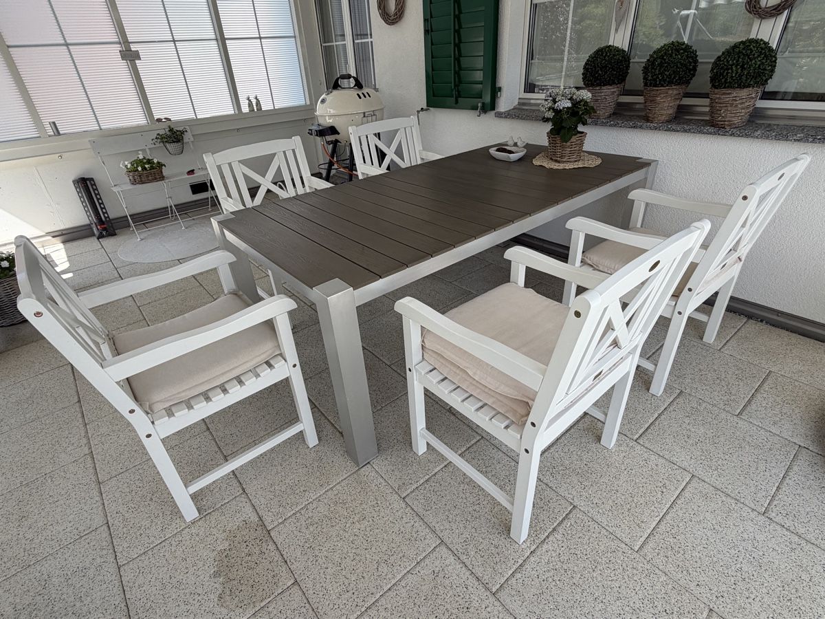 Tables: Gartentisch inkl. 6 Stühlen – D'occasion à Beinwil (Freiamt) par Zpower 1