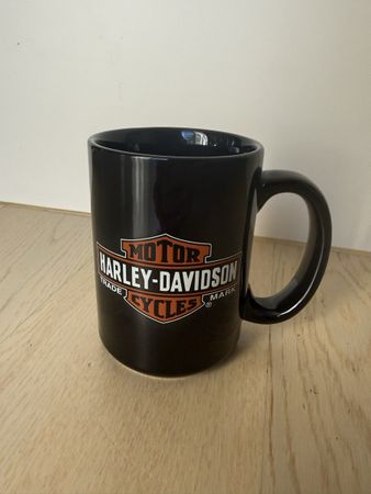 Harley Davidson Tasse, altes Harley-Logo - Neu