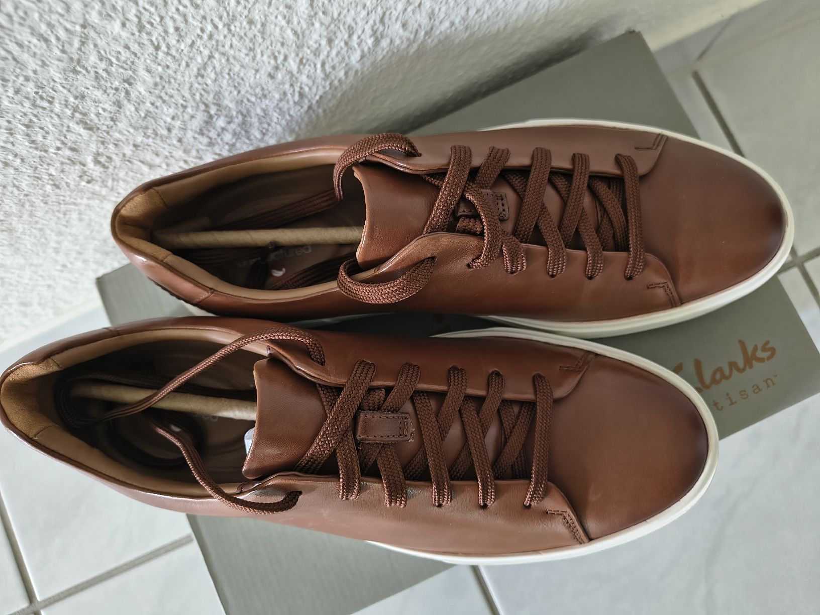 Clarks Scarpe da uomo: Clarks Braun Grösse 42 – Nuovo e nell'imballaggio originale da Allschwil venduto da Kremat 1