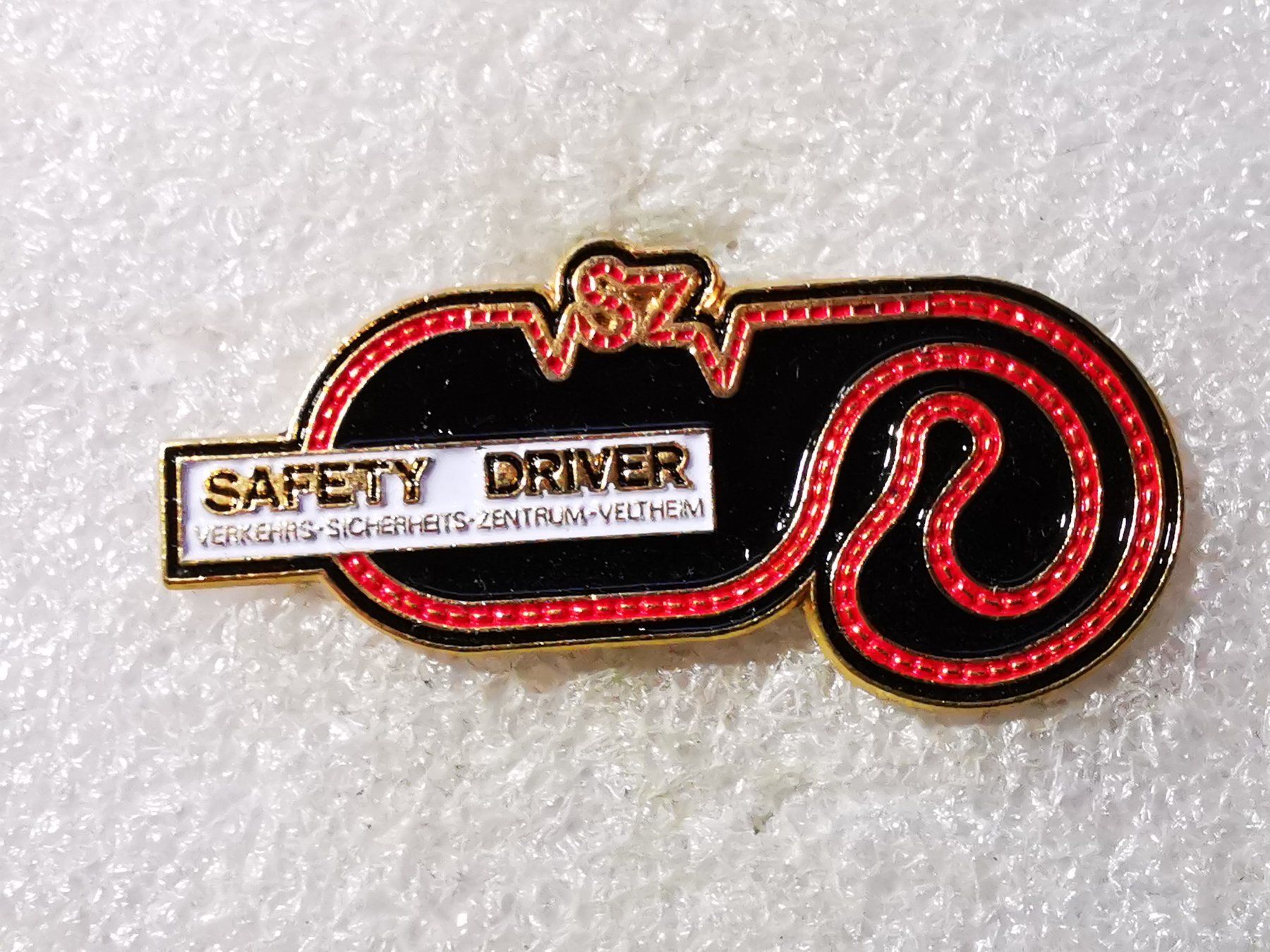 Placchette & Badge: Ansteckpin 56: Safety Driver – Usato da Oppligen venduto da Pin-Fall-Shop