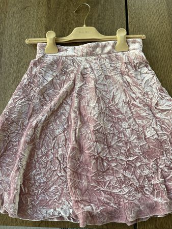 Miu Miu Gonna Velluto Rosa Taglia 36 - Come Nuova! 