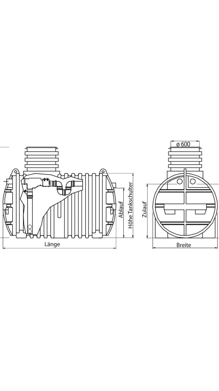 Abbeveratoi e trogoli: Regenwassertank / Erdtank 3300L – Usato da Neukirch Egnach venduto da berti55 1