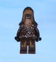 LEGO Star Wars Minifigur Chewbacca Wookiee Dark Tan Fell