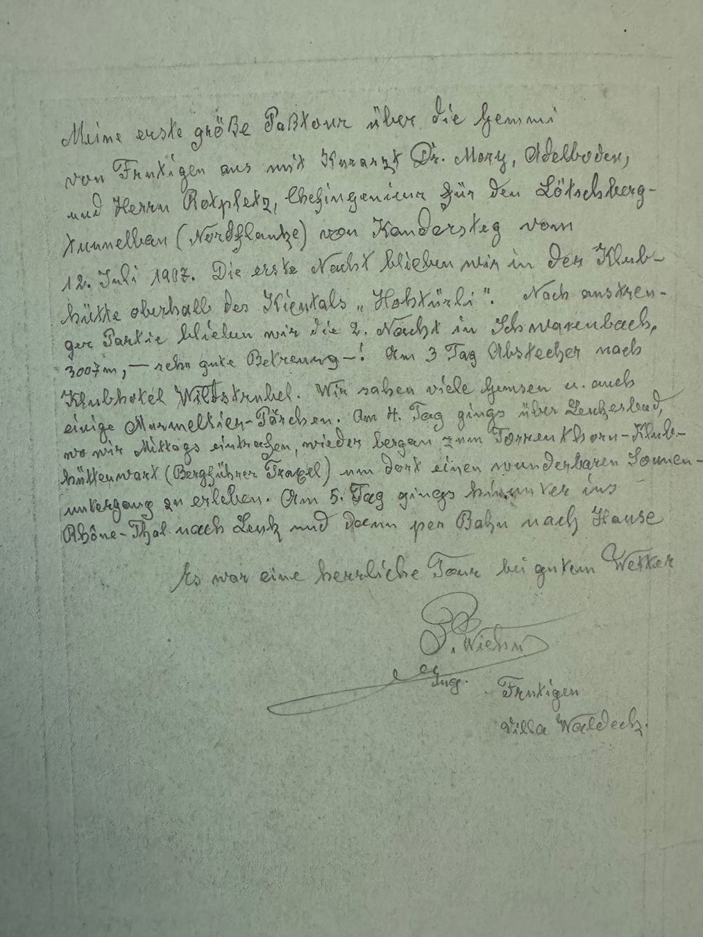 Libri: Gemmi Pass Ansichten ca 1907 – Usato da Adliswil venduto da buch_und_kunst 1