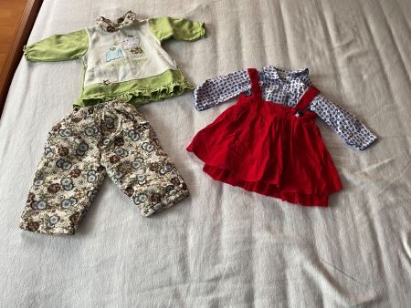 Lot habits fille taille 68(26pièces)