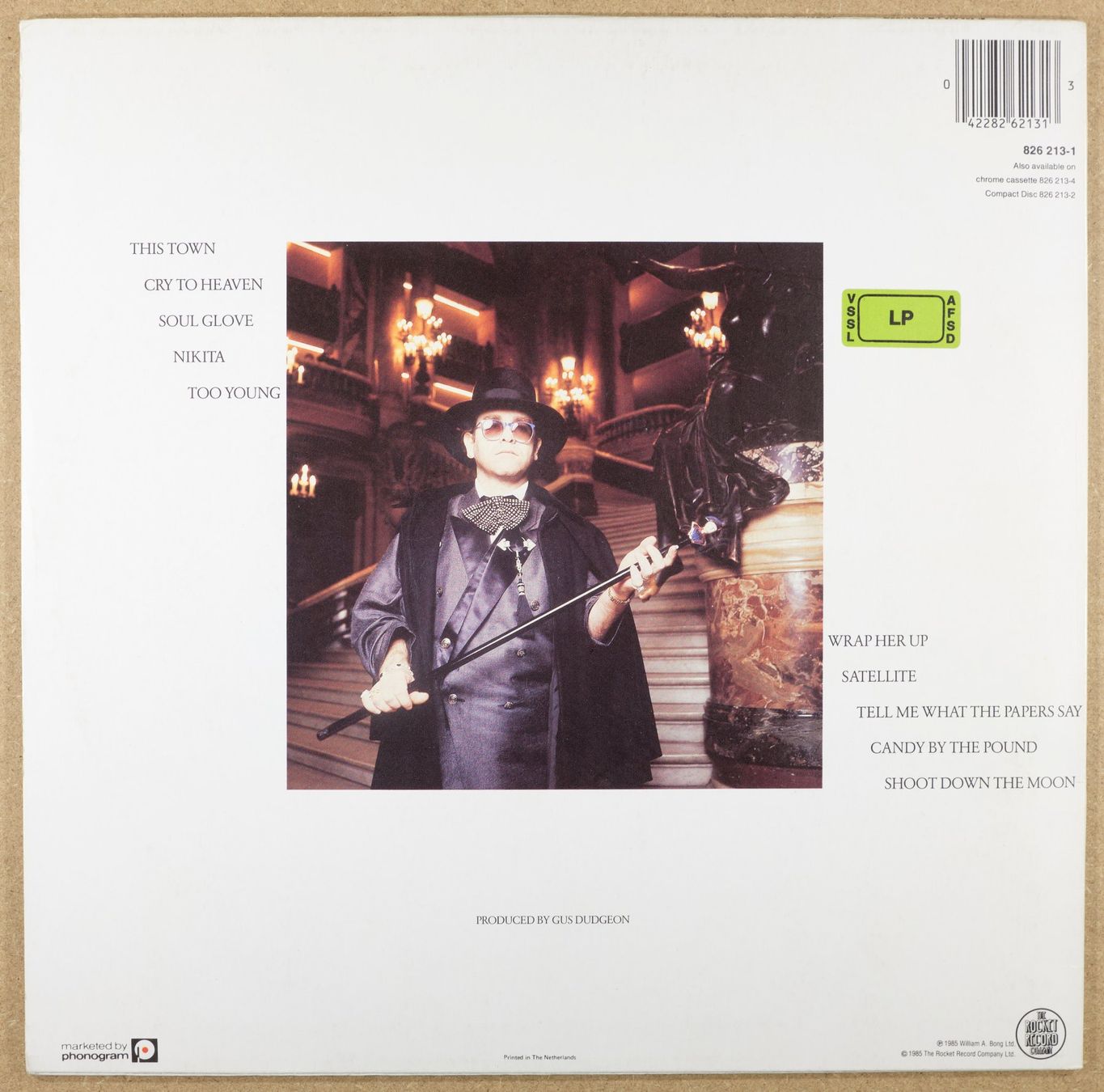 Schallplatten: Elton John - Ice on Fire – Gebraucht aus Birmenstorf AG von biggs02 1