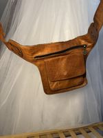 Gürteltasche aus Echtleder braun Goa