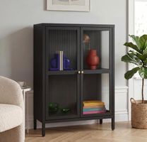 Sideboard Kommode Schrank Mehrzweckschrank Glas geriffelt