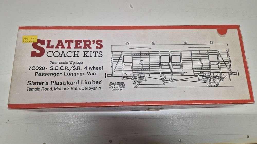 Slater's Coach Kits 7C020, S.E.C.R./S.R., O Gauge, (Gebraucht) in ...