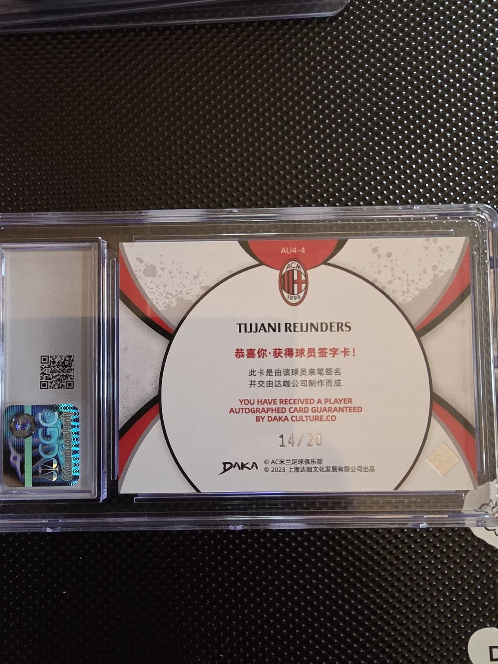 Carte collezionabili: daka Ac Milan Reijnders/20 – Usato da Schiers venduto da Olympia1987 1