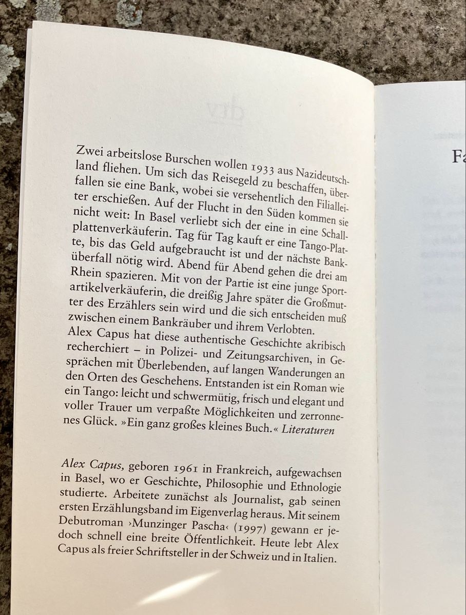 Bücher: Alex Capus: Fast ein bisschen Frühling – Neu (gemäss Beschreibung) aus Buchs AG von Allerleis 2
