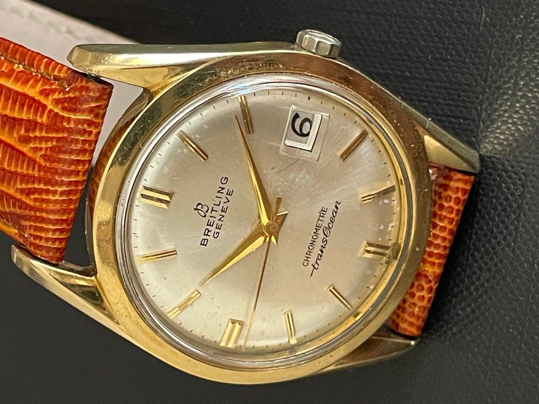 Breitling Orologi: BREITLING  Transocean   Chronometer Vintage 1960 er – Usato da Rodersdorf venduto da luculus46 1