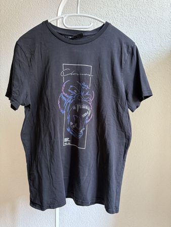 T-shirt noir impression gorille Closure, t.M/38