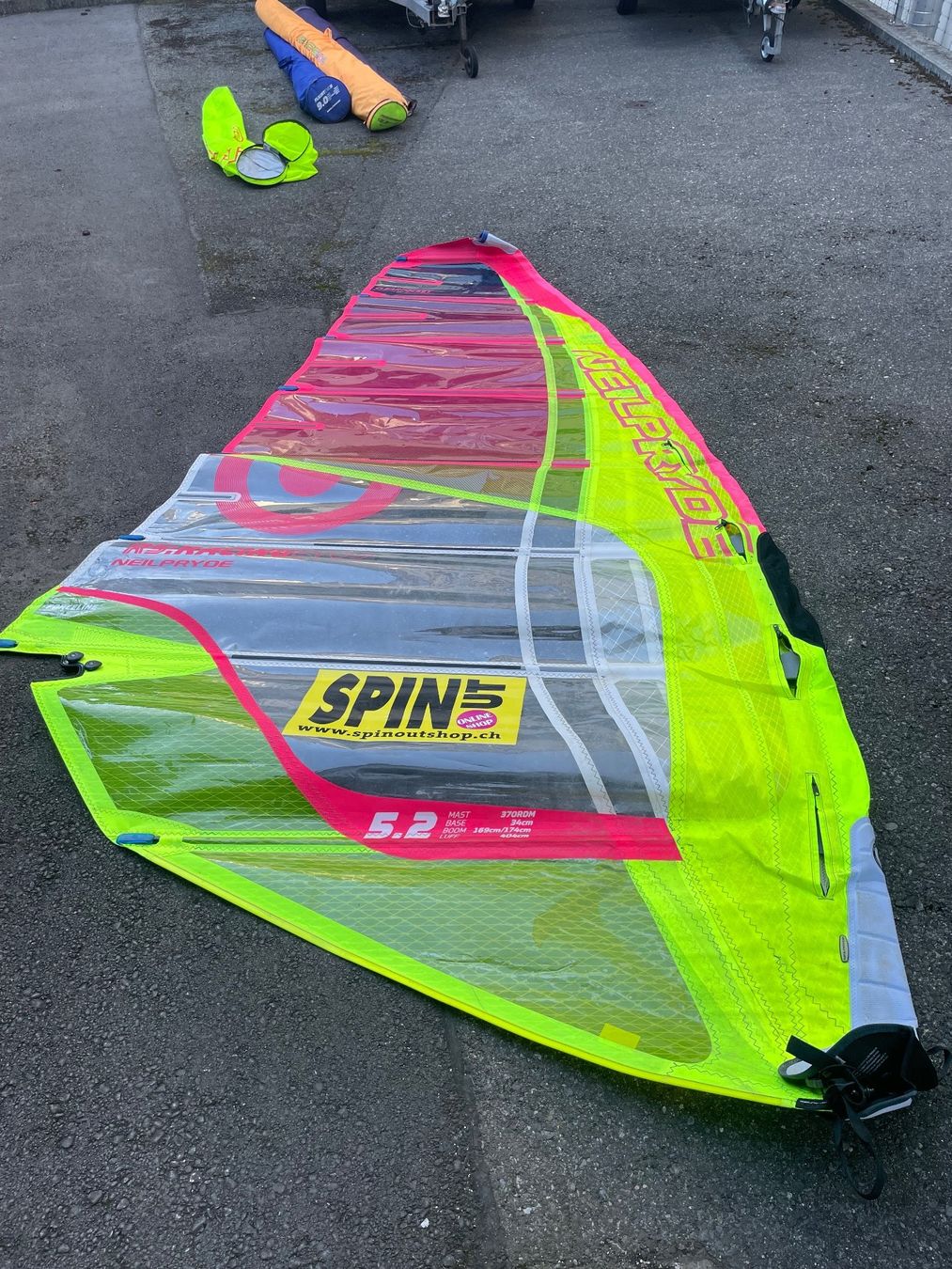 Surf: Windsurfsegel NeilPryde RS Evo9 5.2m2 – Usato da Lenzburg venduto da Threesixty