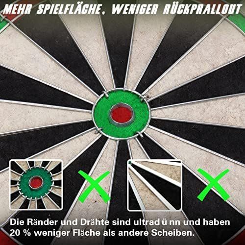 Freccette: Kork Dartscheibe mit Pfeilen Offizielles – Nuovo e nell'imballaggio originale da Hundwil venduto da Stallone6 3