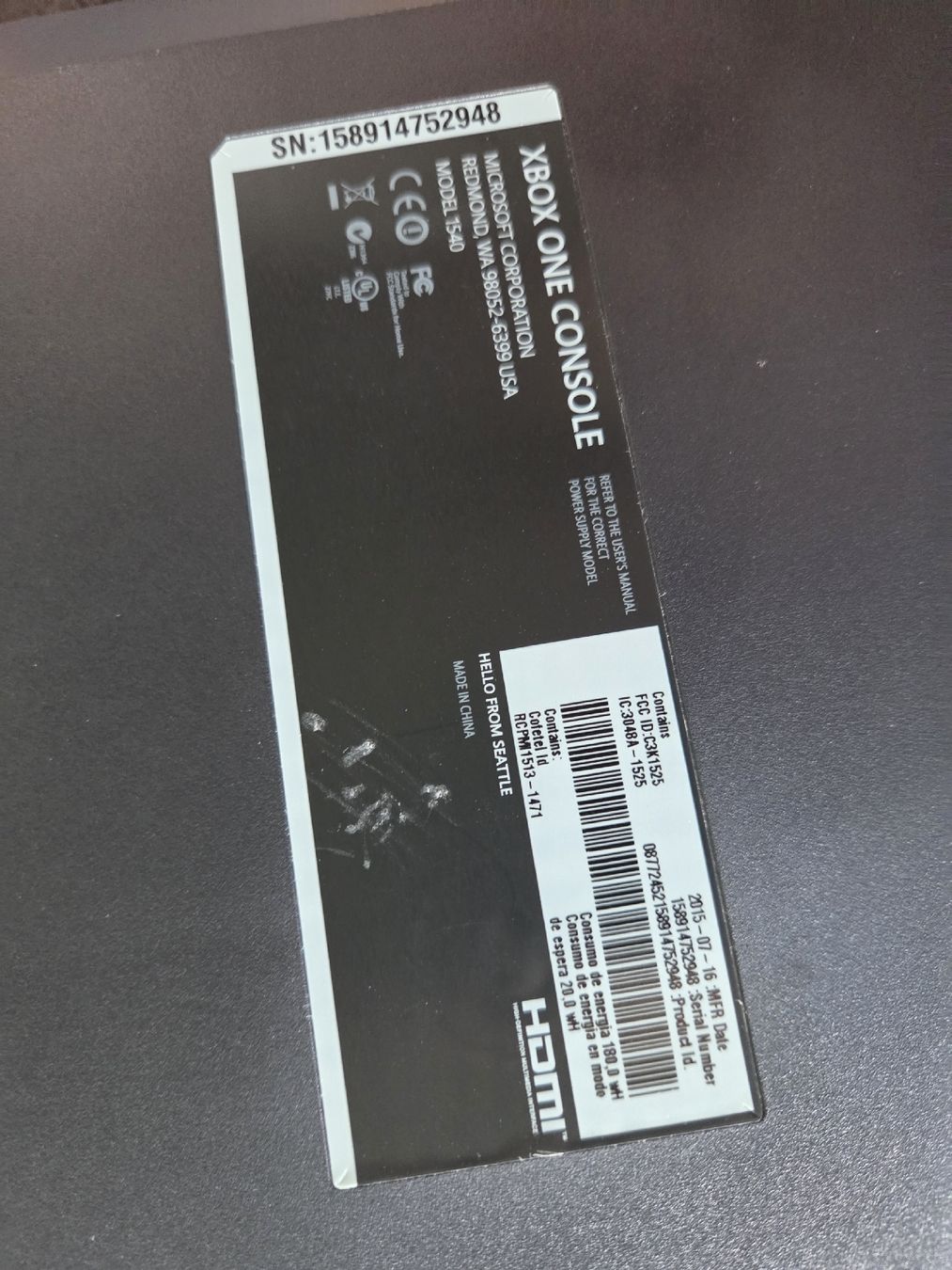 Microsoft Console: X BoX One Forza Horizont – Usato da Untervaz venduto da lara061 1