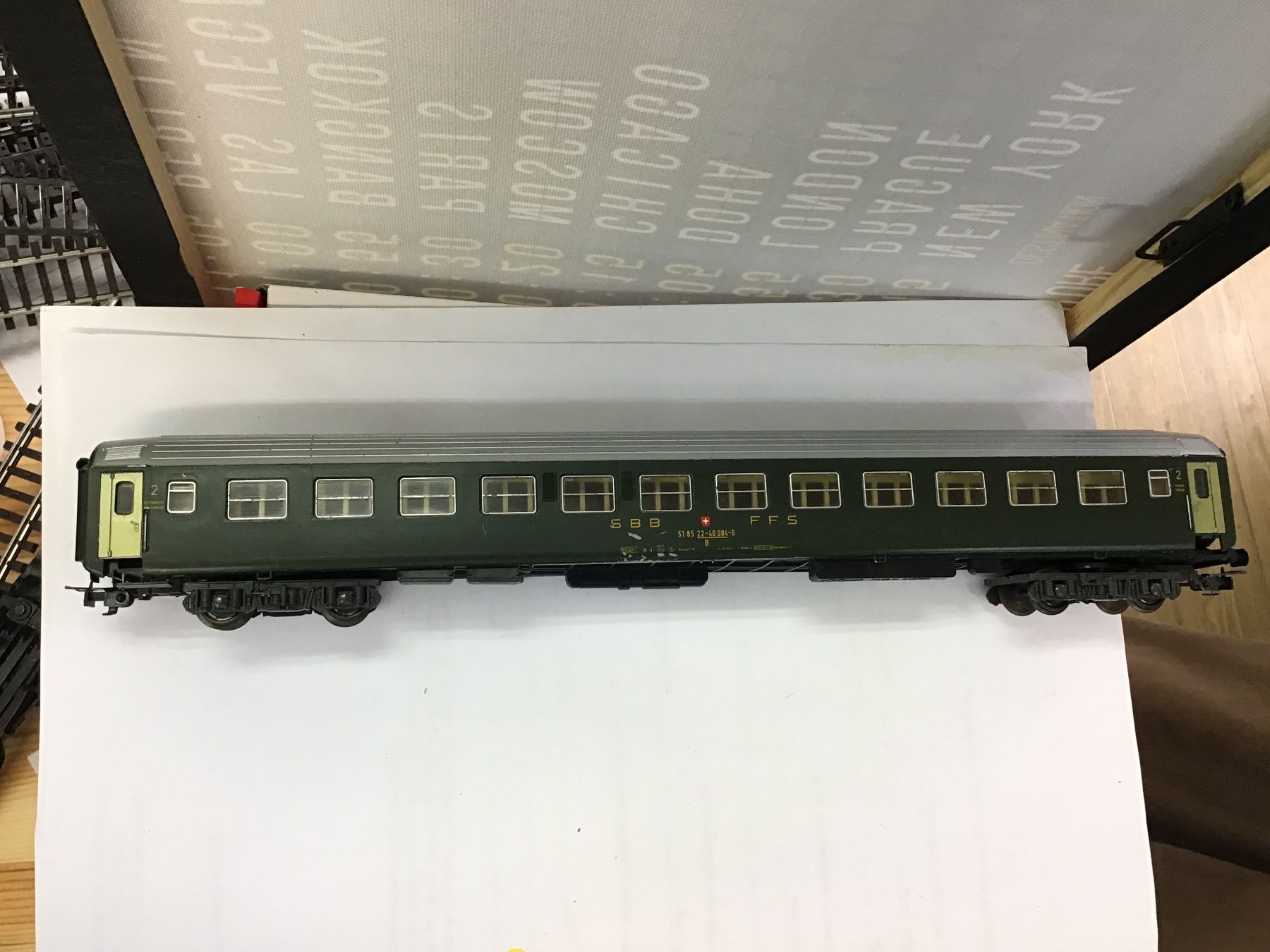 Liliput Modelleisenbahnen: SBB Wagen, Gruen, H0 - liliput – Gebraucht aus Männedorf von Modell-Spezialisten 1