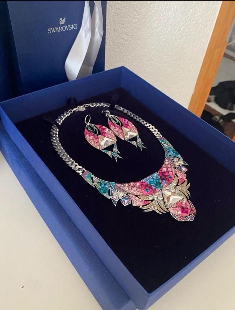 Swarovski Catenine: Swarovski Tangara Collier / Hochzeitsschmuck – Nuovo (secondo la descrizione) da Oberhof venduto da seventy-three 2
