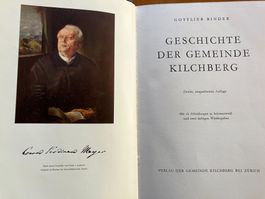 G. Binder, Geschichte der Gemeinde Kilchberg, Halbleder