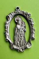 Heilige MuTTeR GoTTeS mit KinD… Silber Anhänger GroSS…